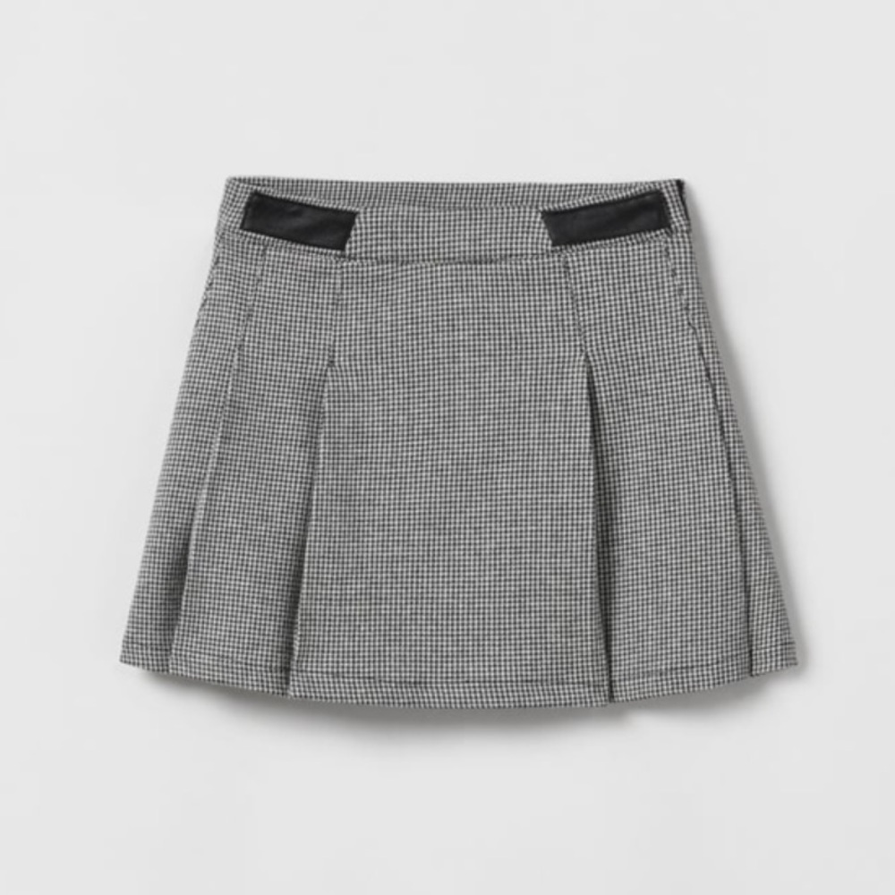 Zara Mixed Houndstooth Skirt